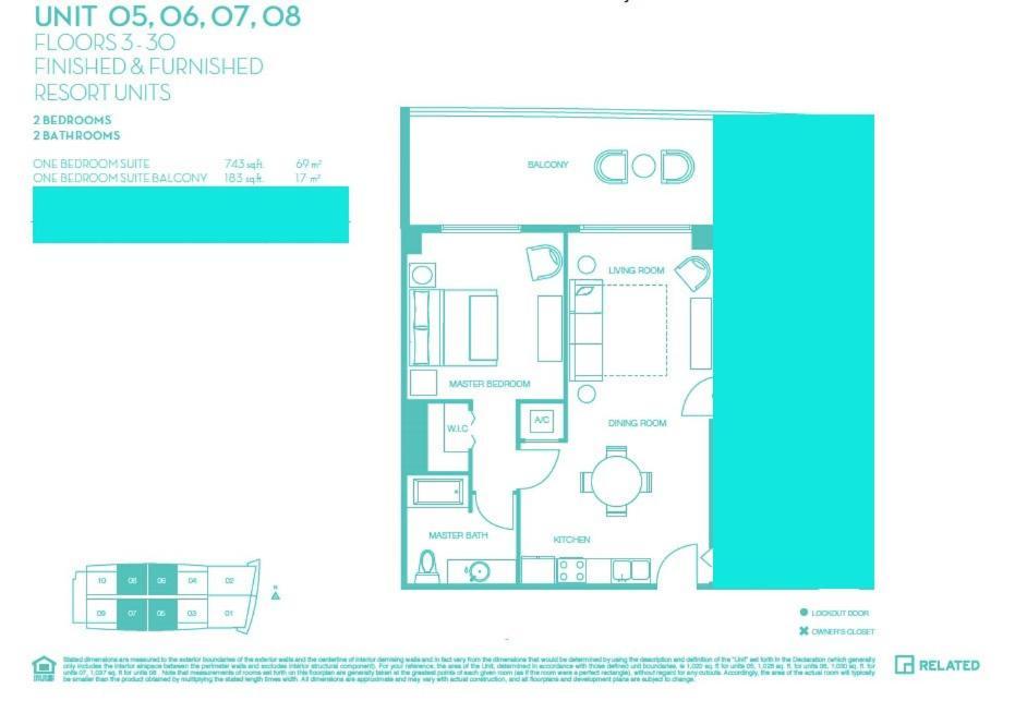 Modern One Bedroom Rental At Beach Walk Resort Miami 18Th Floor Халландейл-Бич Экстерьер фото